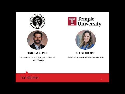 Webinar: Live Chat with Admissions - Bryant University & Temple University