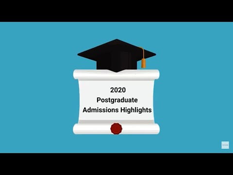 2020 Postgraduate Admissions Highlights at The Red Pen