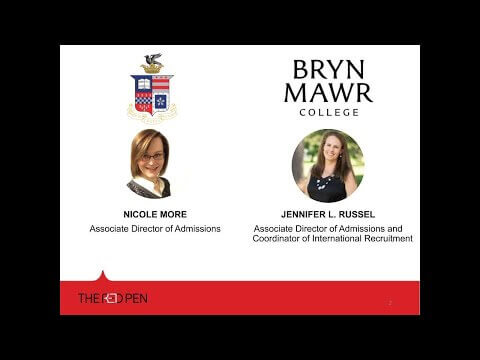 Webinar: Live Chat with Admissions - Bryn Mawr College & Washington and Lee University