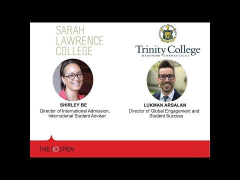 Webinar: Live Chat with Admissions - Sarah Lawrence College & Trinity College