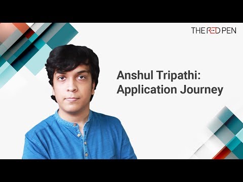 Anshul Tripathi's Undergraduate Application Journey