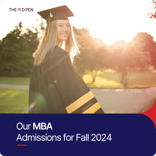 MBA admissions for Fall 2024